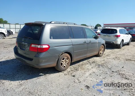 2007 Honda Odyssey Ex-L from USA, damaged, VIN 5FNRL38637B047351